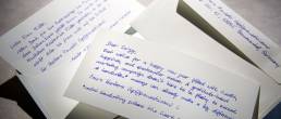 Briefe zur Kundengewinnung in Handschrift erzielen eine 40% Rücklaufquote