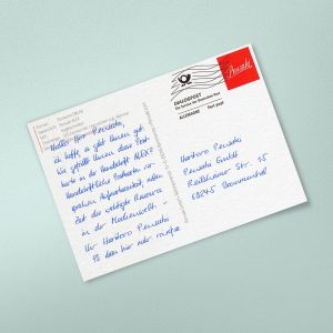 Surprise and delight your customers with handwritten postcards DIN A6