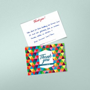 handwritten thank you notes are effective packaging Inserts