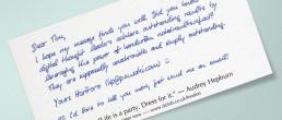handwritten thank you cards by PENSAKI