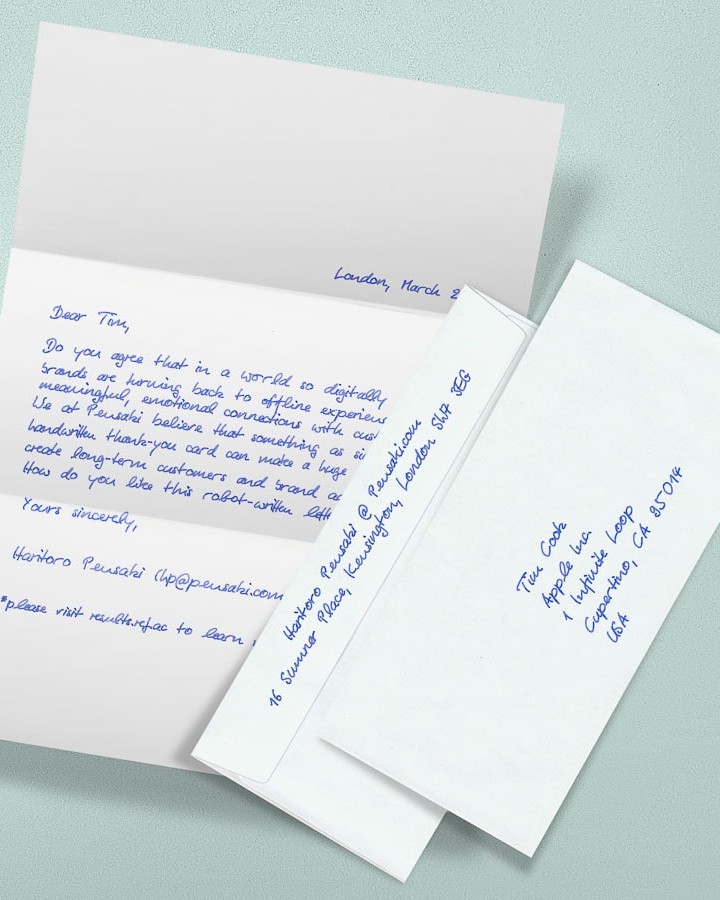 Unbranded Handwritten Letters 650 Mailed Globally From Germany