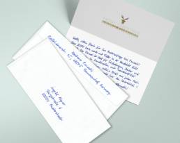 Handwritten Christmas cards incl. global mail delivery by PENSAKI