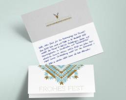 Handwritten Christmas cards incl. global mail delivery by PENSAKI