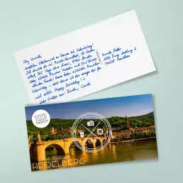 bespoke handwritten postcards DIN L by PENSAKI