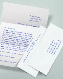 handgeschriebene Briefe A4 1000 Briefversand