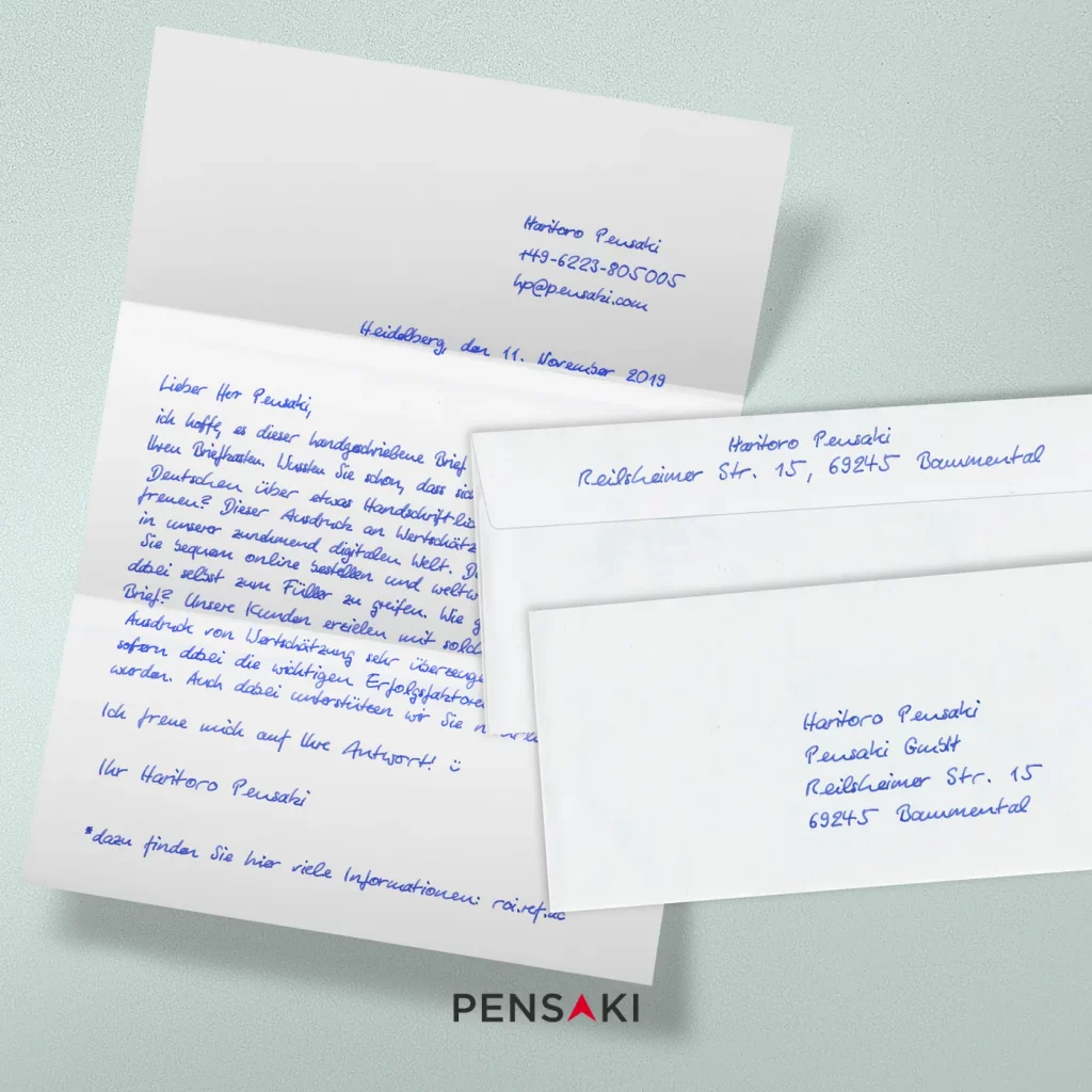 handwritten letters for lead generation success