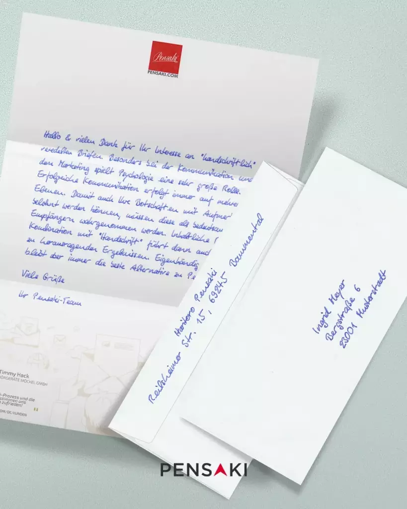 handwritten letters for lead generation success